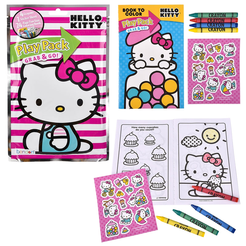 Hello Kitty Coloring & Sticker Play Pack