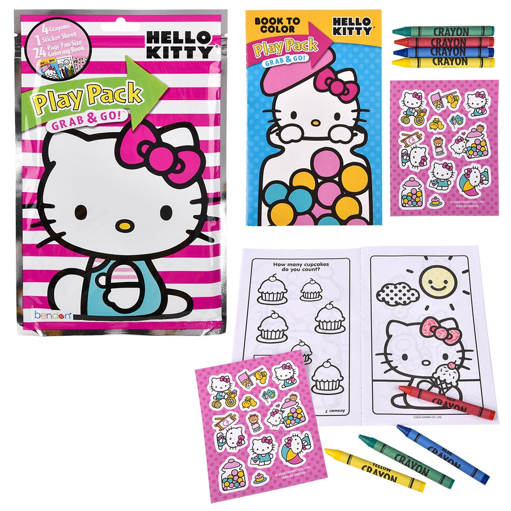 Hello Kitty Coloring & Sticker Play Pack