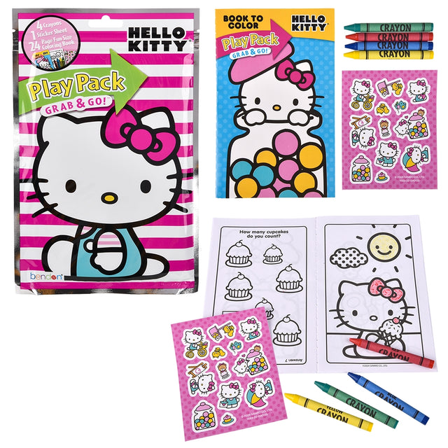 Hello Kitty Coloring & Sticker Play Pack