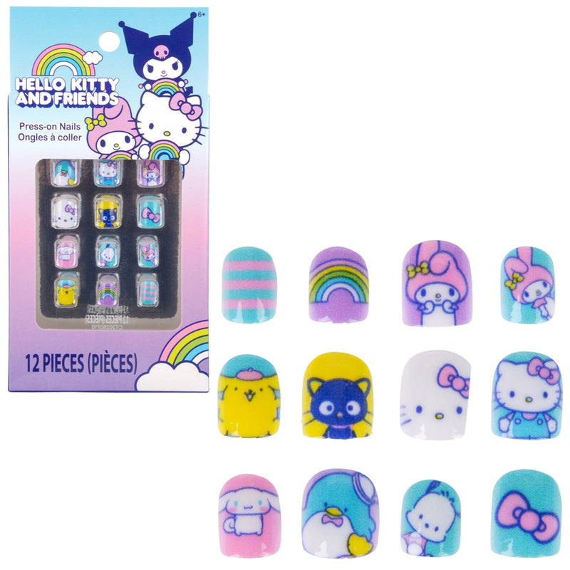 Hello Kitty & Friends Press-On Nails 12 Pack