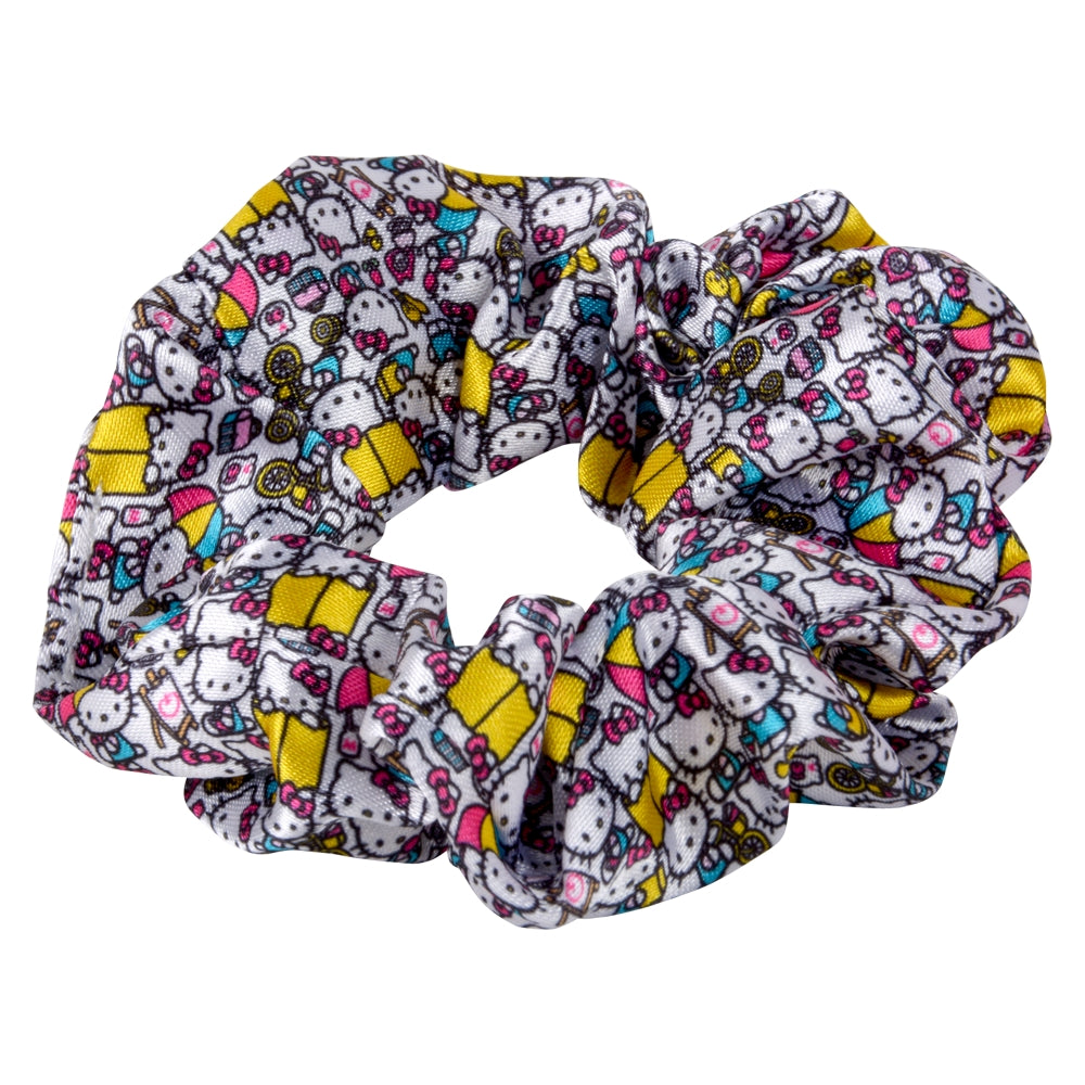 Hello Kitty Scrunchie Set With 2 Hair Clips