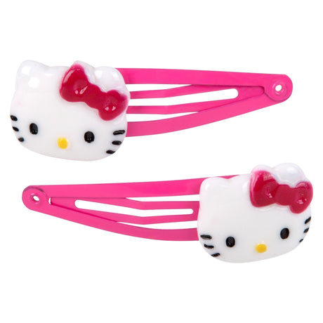 Hello Kitty Scrunchie Set With 2 Hair Clips