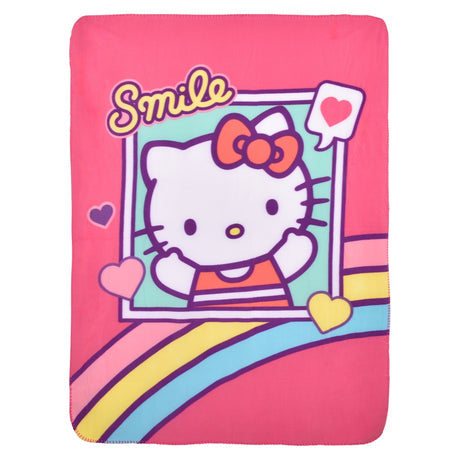 Hello Kitty Fleece Throw Blanket (1 PC)