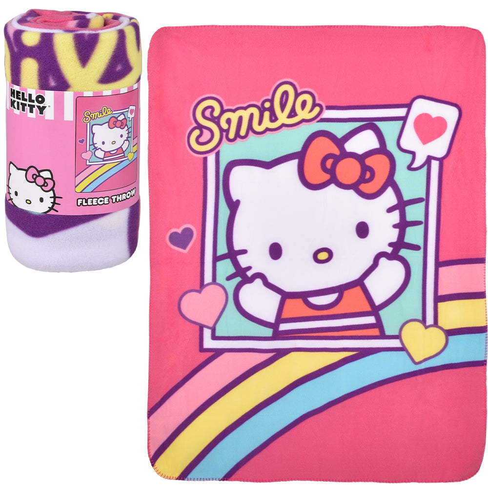 Hello Kitty Fleece Throw Blanket (1 PC)