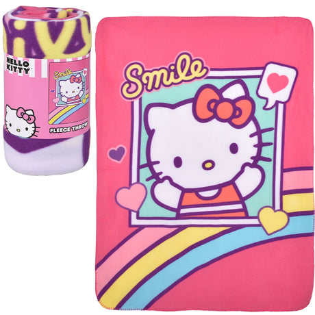 Hello Kitty Fleece Throw Blanket (1 PC)