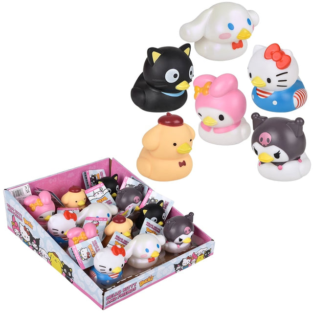 Hello Kitty Rubber Duckz 3" (1 DSP)
