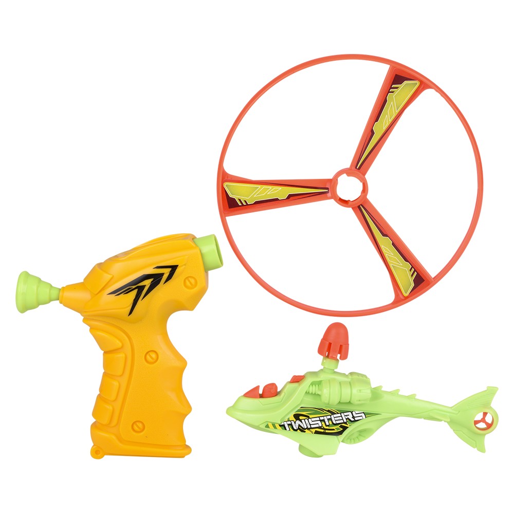 Ripcord Launcher Stunt Flyer Bi-Plane / Helicopter