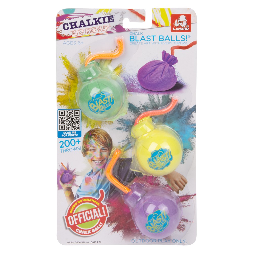 Chalk Blast Balls 3-Piece Set