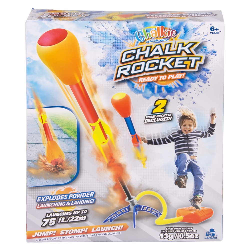 Chalk Rocket Outdoor Chalk Toy