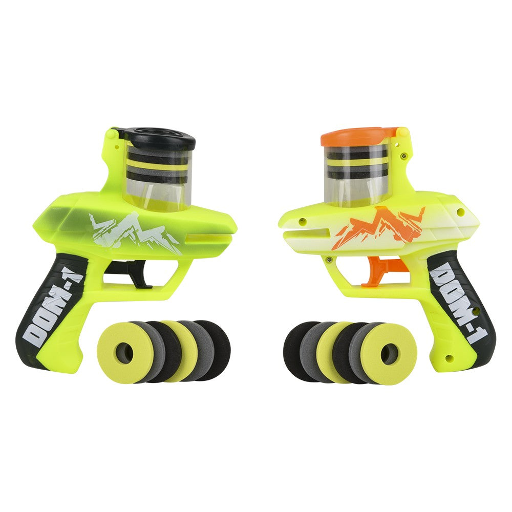 Foam Disc Shooter Duel Zip Shot (2 Shooters, 24 Discs)