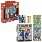 Super Mario Art Set Color And Go