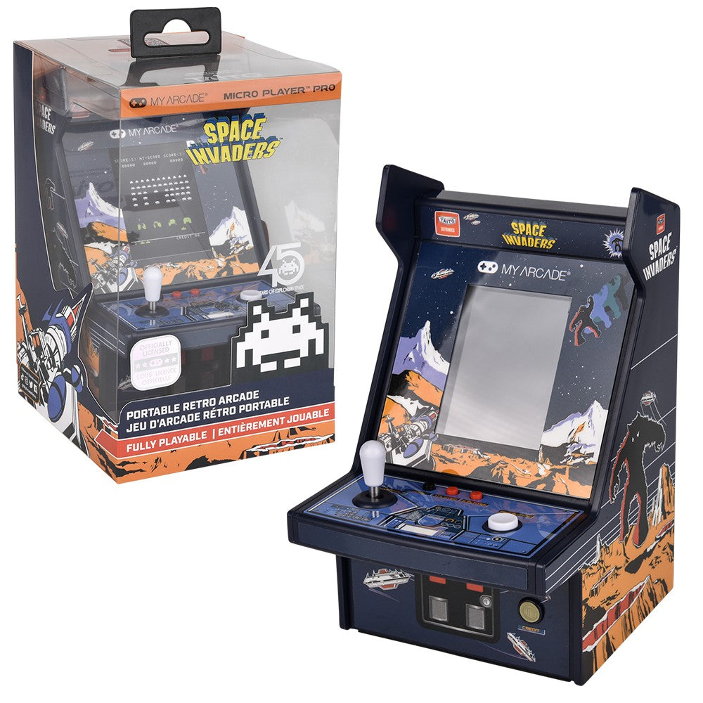 Space Invaders Retro Arcade Micro Player