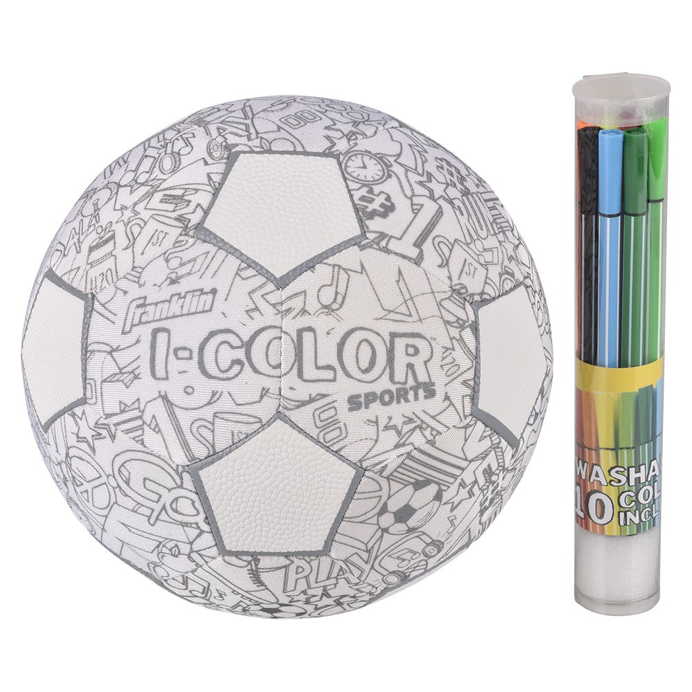 Colorable Mini Soccer Ball (1 PC)