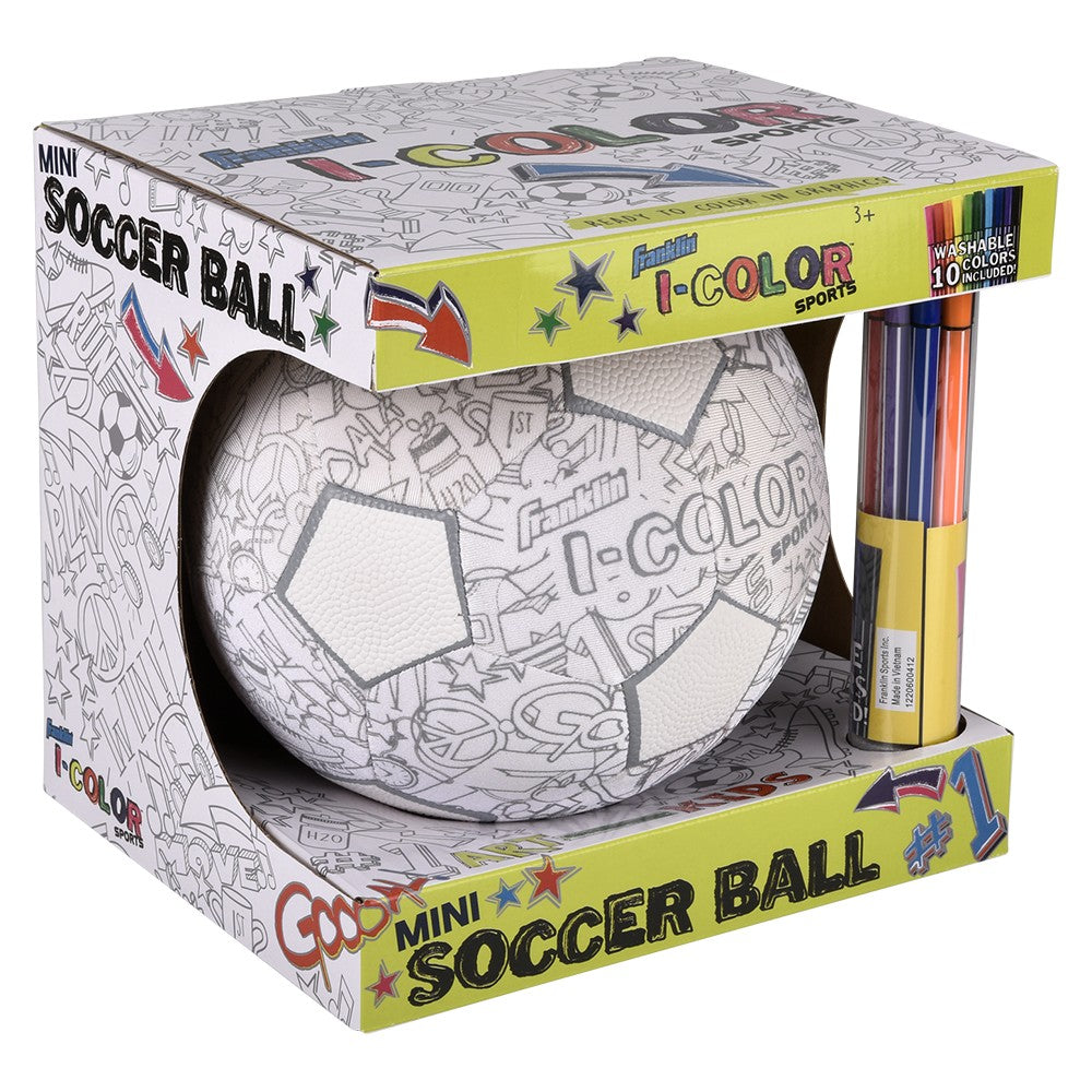 Colorable Mini Soccer Ball (1 PC)