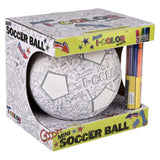 Colorable Mini Soccer Ball (1 PC)