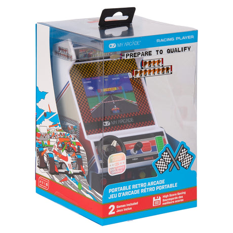 Retro Arcade Racing Player Pole Position Game
