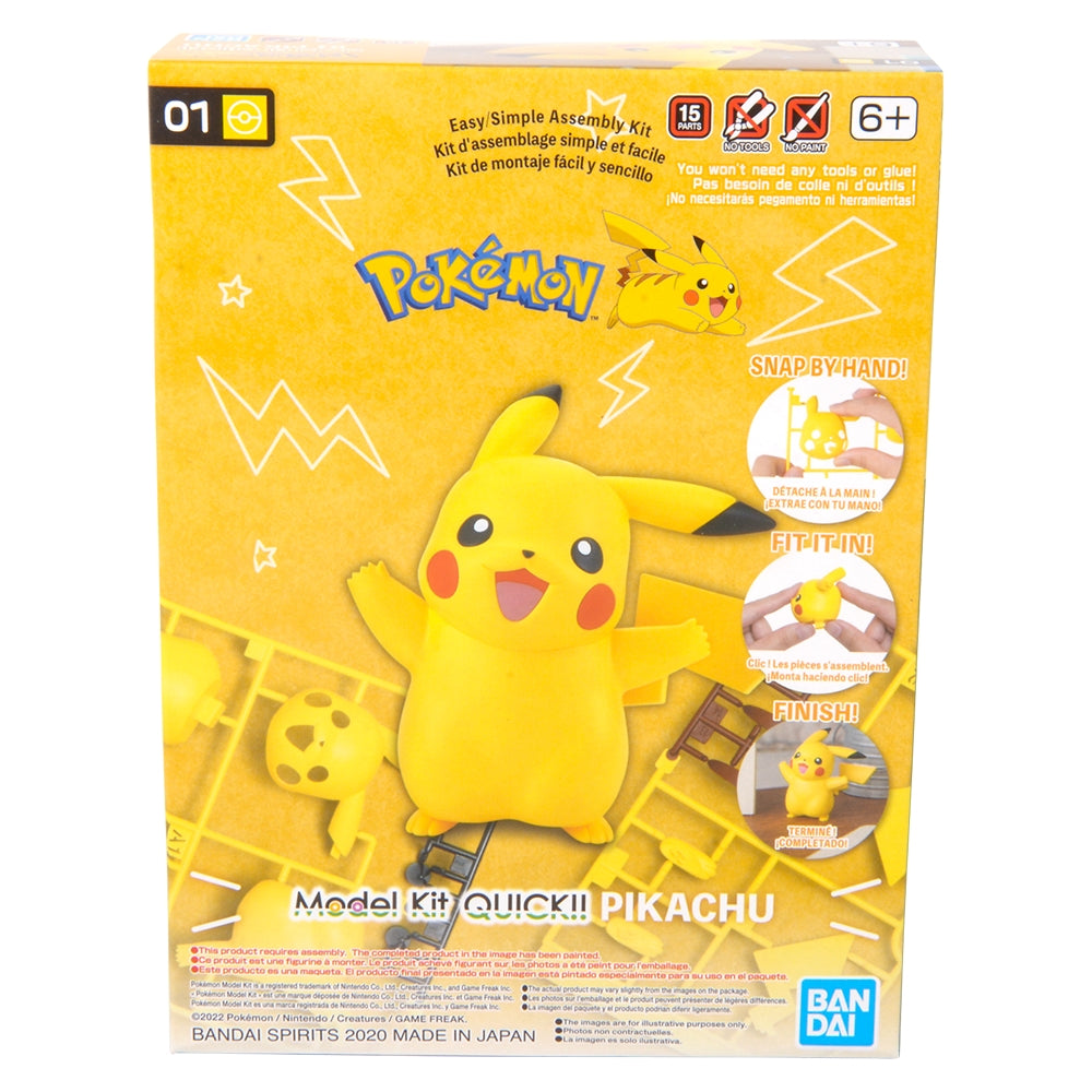 Pokemon Pikachu Quick Model Kit
