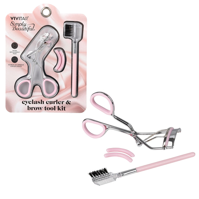 Eyelash Curler and Brow Tool