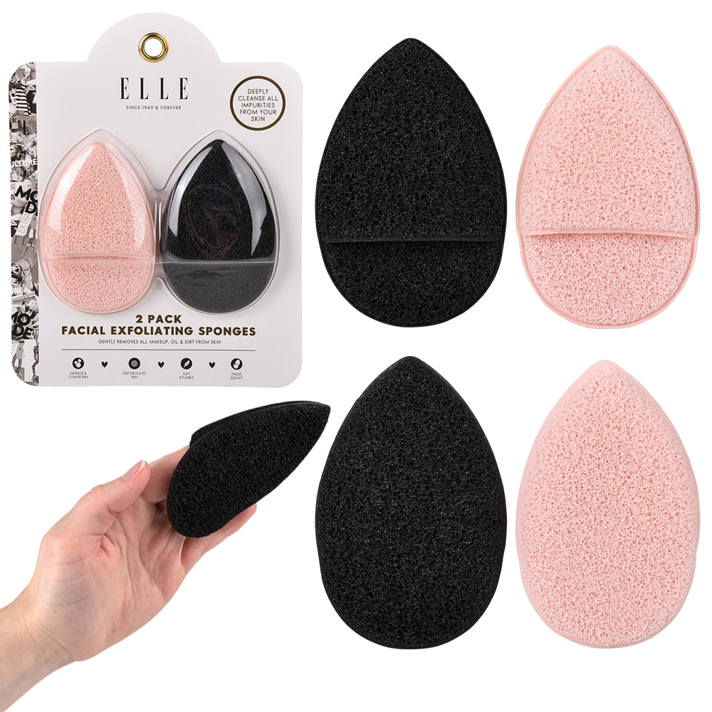 Facial Exfoliating Sponges 2 Pack