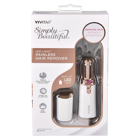 Facial Hair Removal Shaver with LED