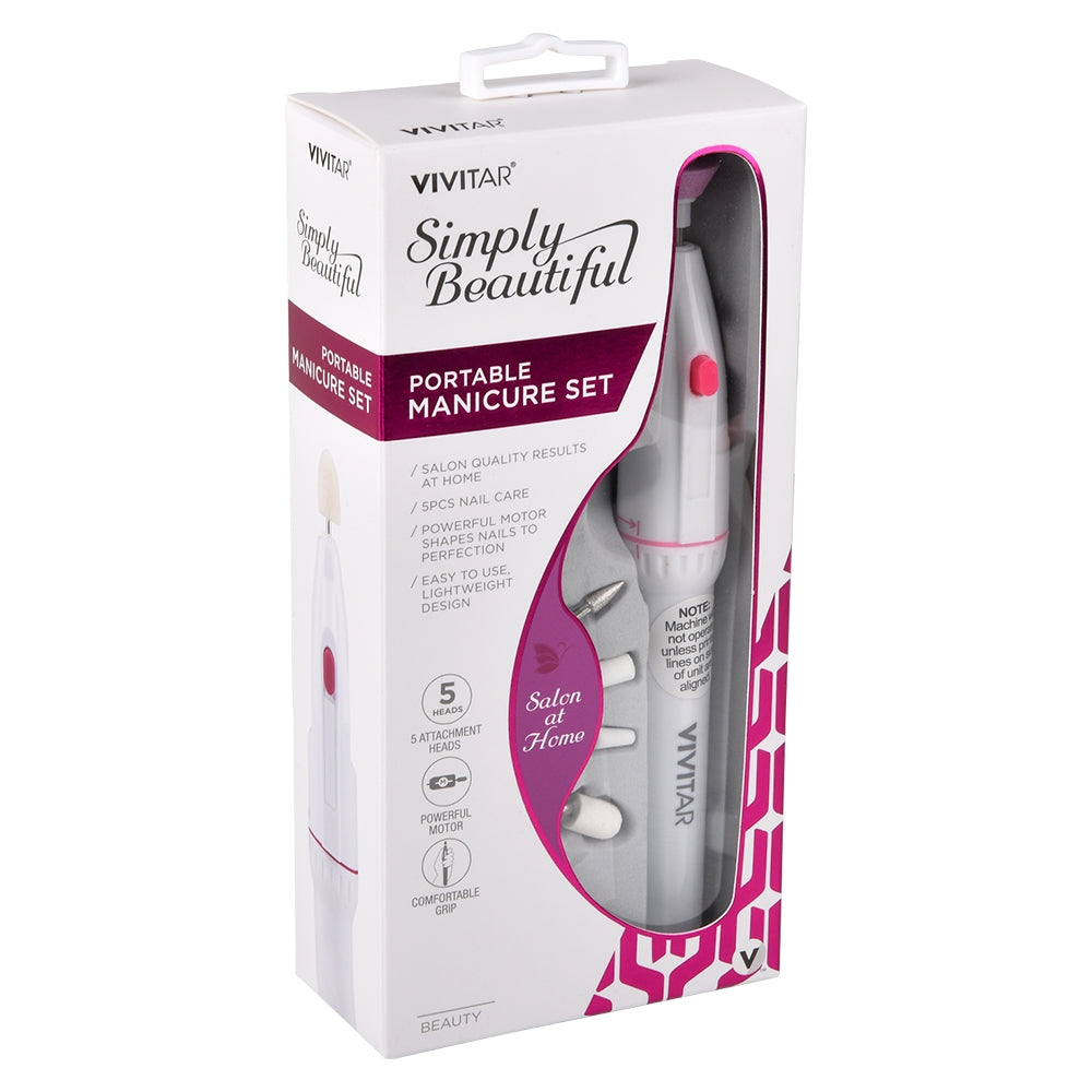 Electric Manicure Set Portable 5pc