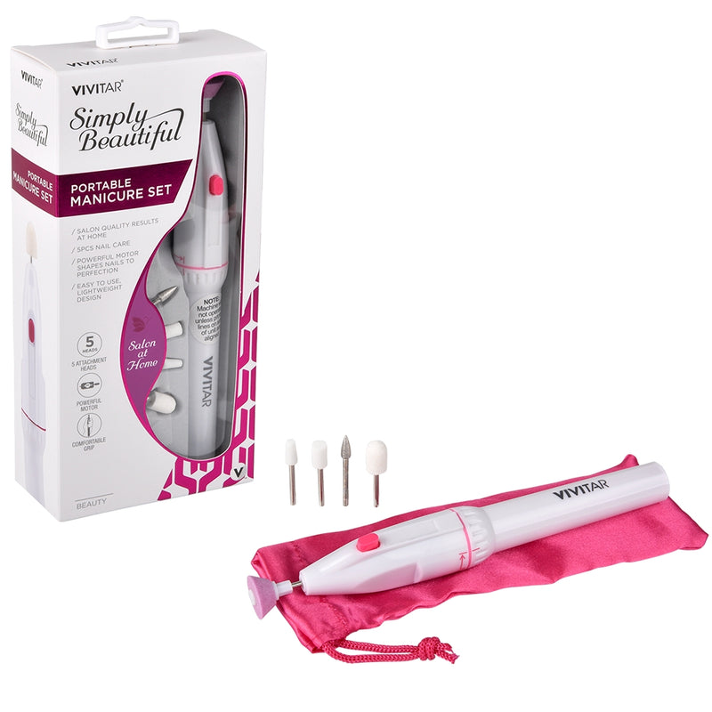 Electric Manicure Set Portable 5pc