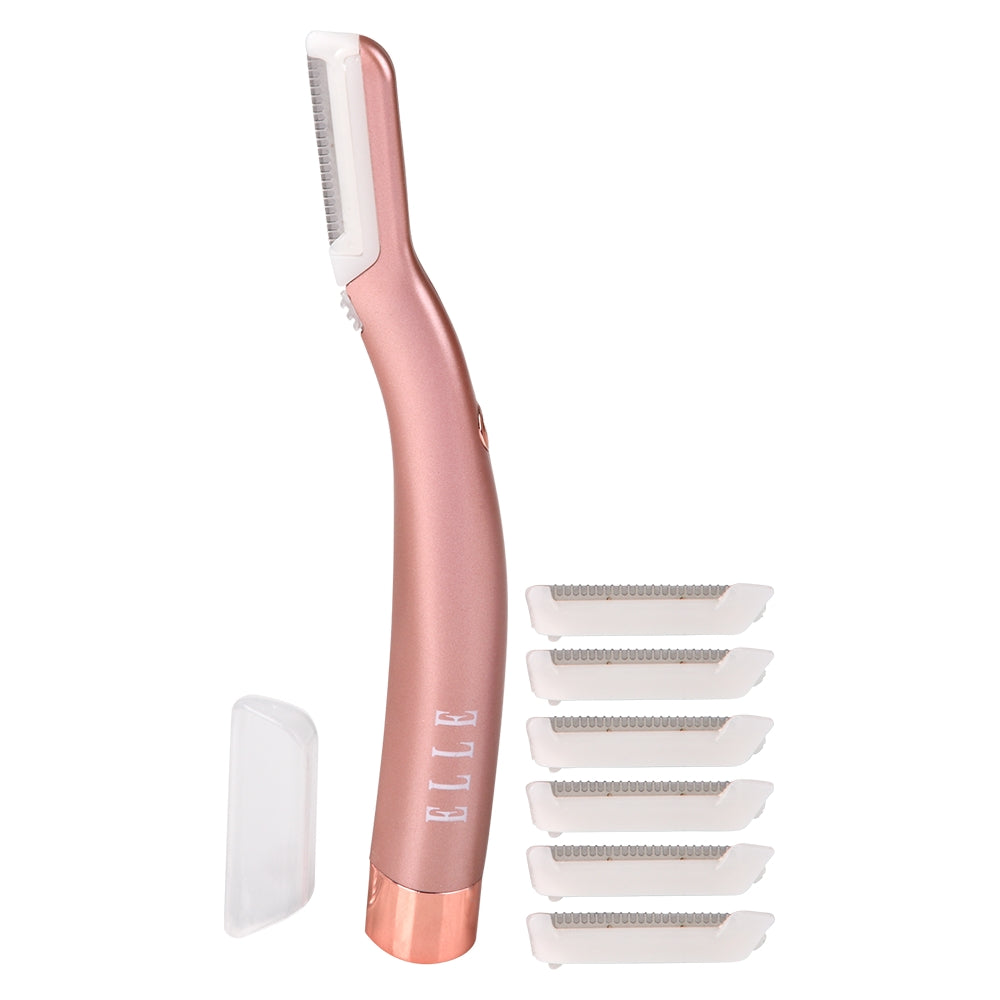 Facial Dermaplaning Trimmer with LED Light
