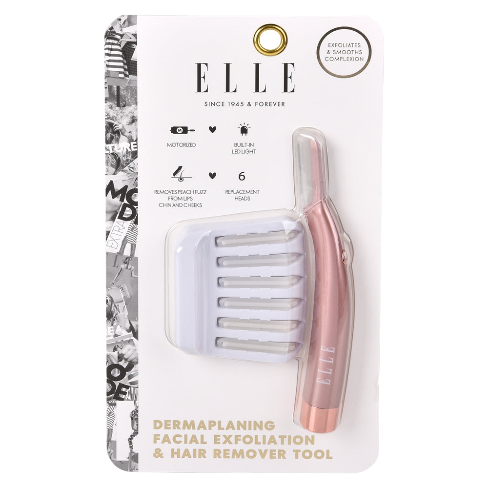 Facial Dermaplaning Trimmer with LED Light