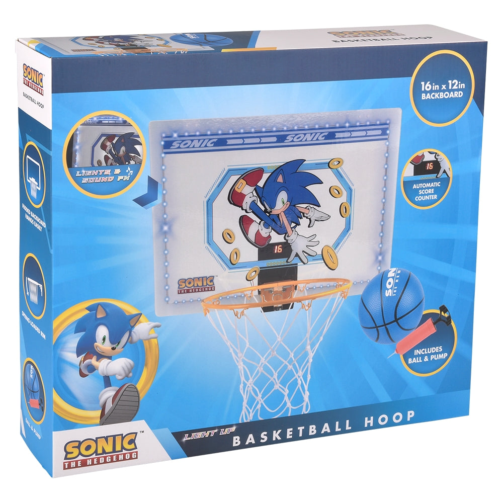 Sonic LED Over The Door Basketball Hoop