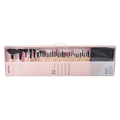Makeup Brush Set 32pc Wood (1 PC)