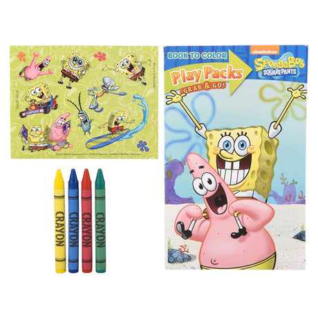 SpongeBob Coloring Play Pack