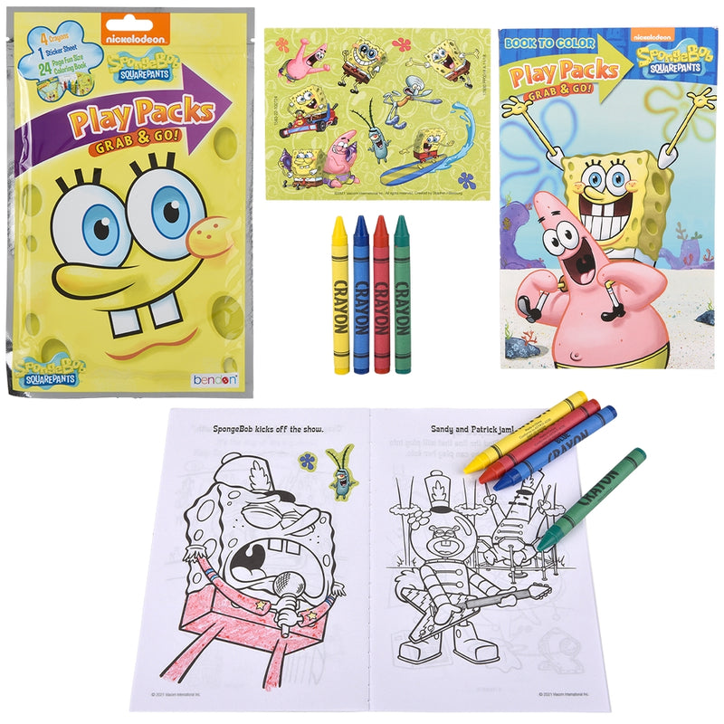 SpongeBob Coloring Play Pack