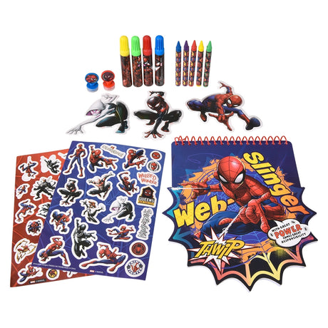 Spider-Man Color and Go art set for creative activities