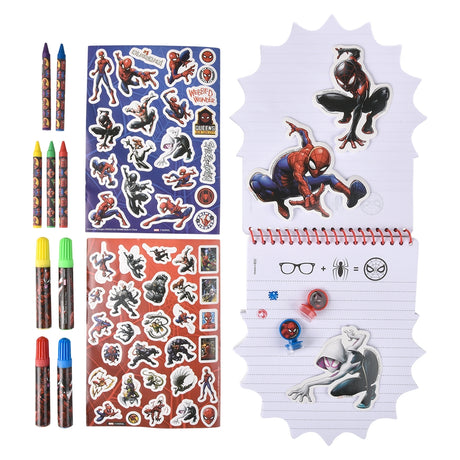 Spider-Man Color and Go art set for creative activities