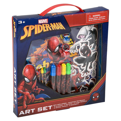 Spider-Man Color and Go art set for creative activities