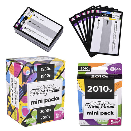 Trivial Pursuit Decades Mini Packs (4 Pc)