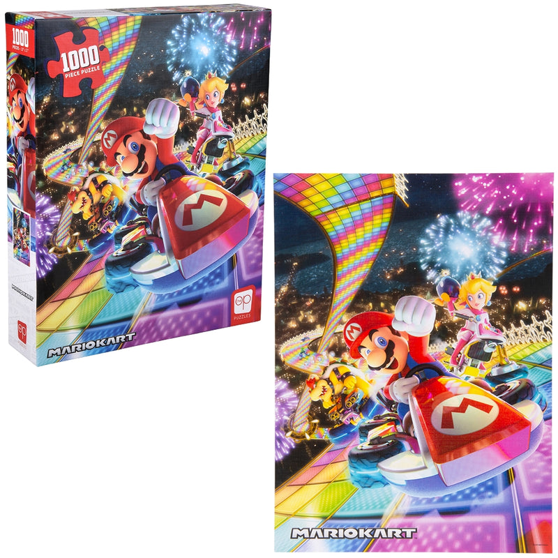 Mario Kart Rainbow Road Puzzle 1000 Pieces