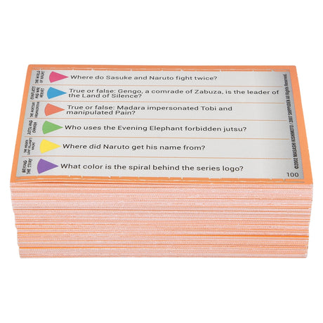 Naruto Trivial Pursuit Card Game