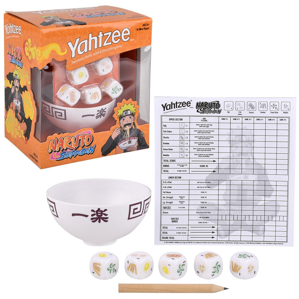Naruto Yahtzee Game
