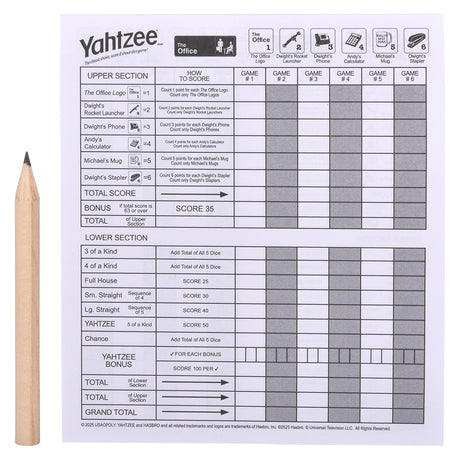 The Office Yahtzee