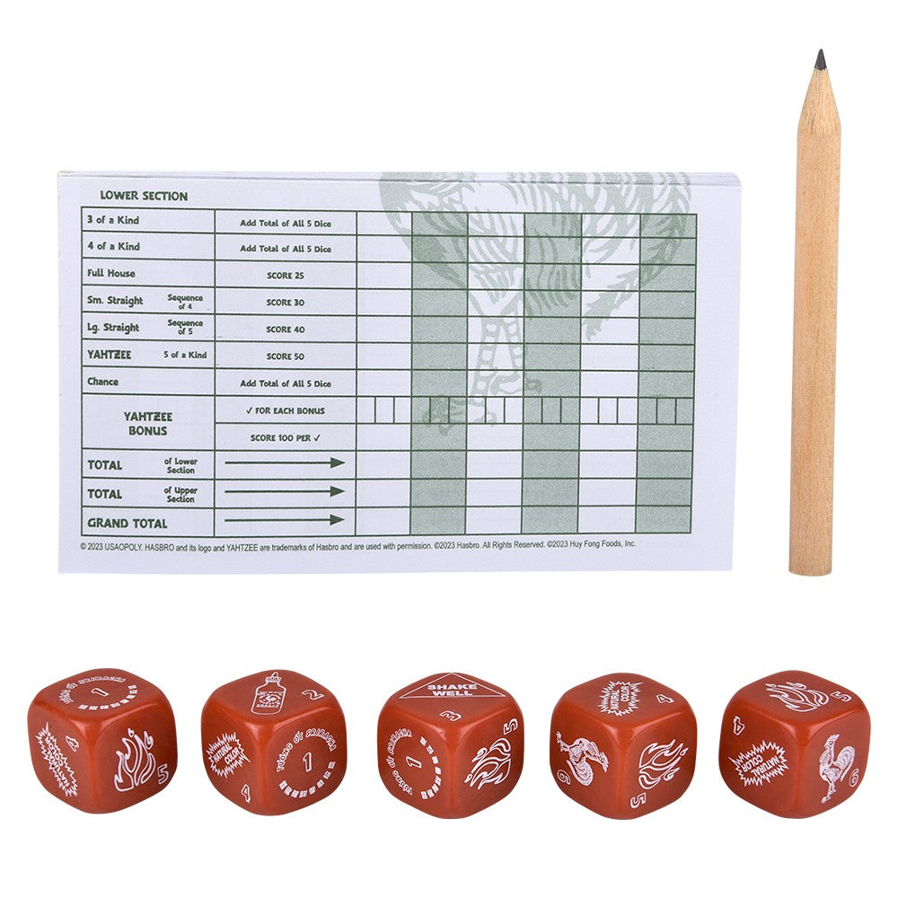 Sriracha Yahtzee Game