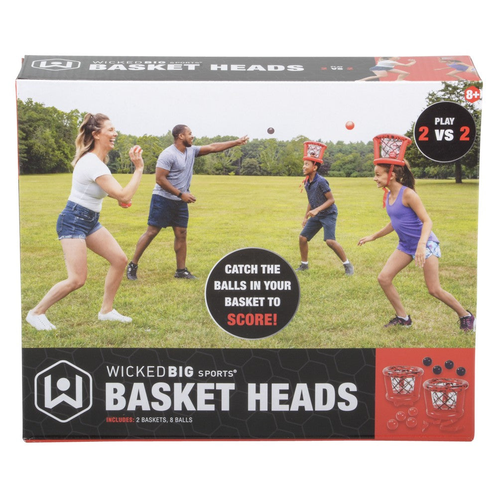 Sports Basket Heads Inflatable Game Set