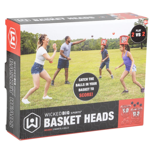 Sports Basket Heads Inflatable Game Set