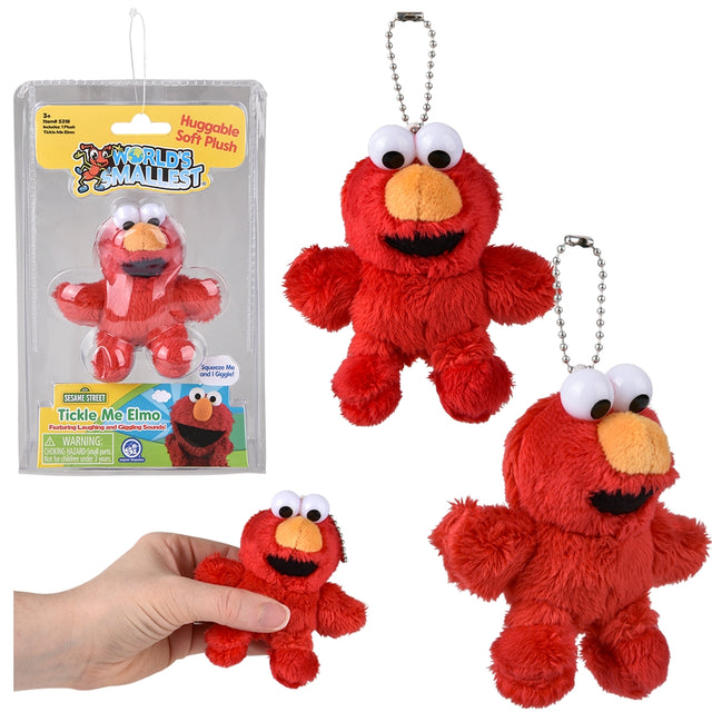 Mini Tickle Me Elmo Keychain Toy