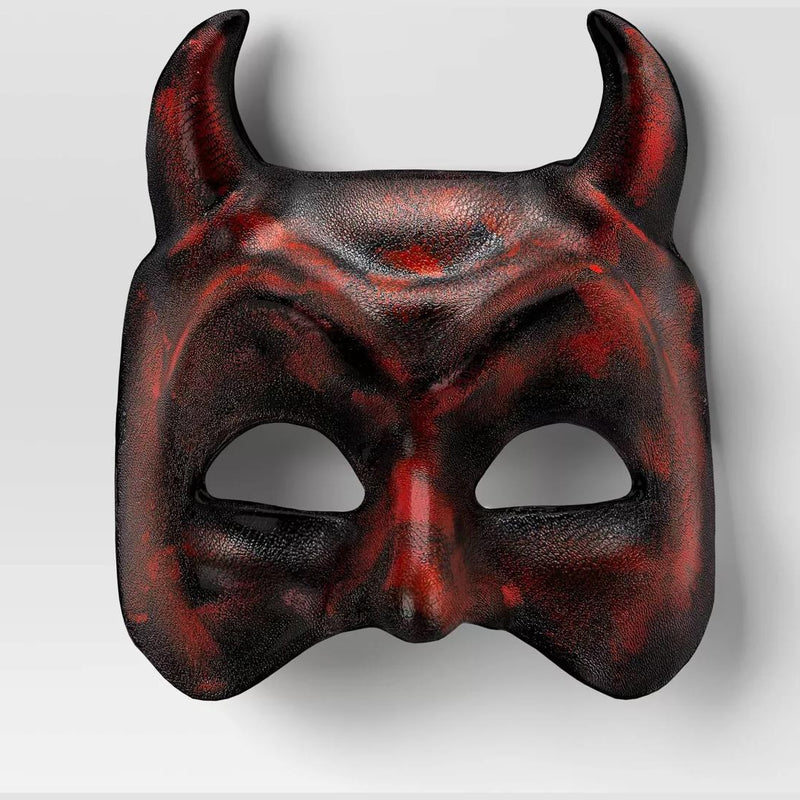 Eerie Adult Devil Halloween Mask for Spooky Celebrations Costume Events and Parties