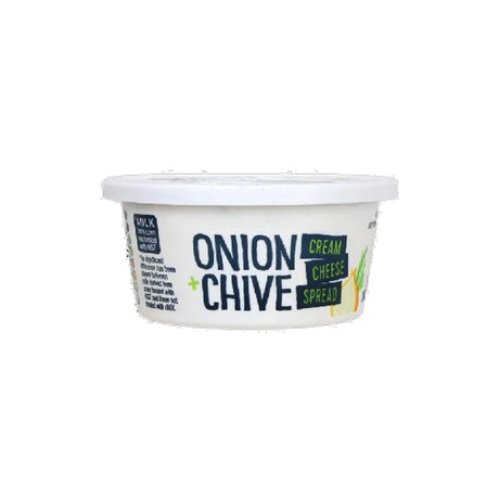 Onion and Chive Cream Cheese Spread Savory Garlic Herb Dairy Spread for Bagels and Crackers