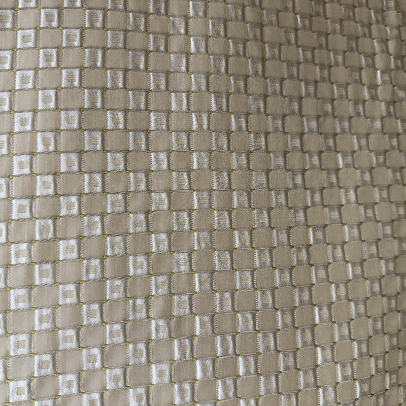 Urban Fabric Silk Fabric - Shiny Small Square Pattern, 55" Width (1 Yard)