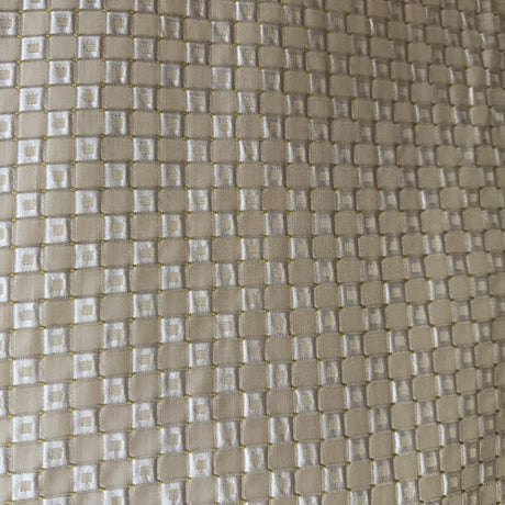 Urban Fabric Silk Fabric - Shiny Small Square Pattern, 55" Width (1 Yard)