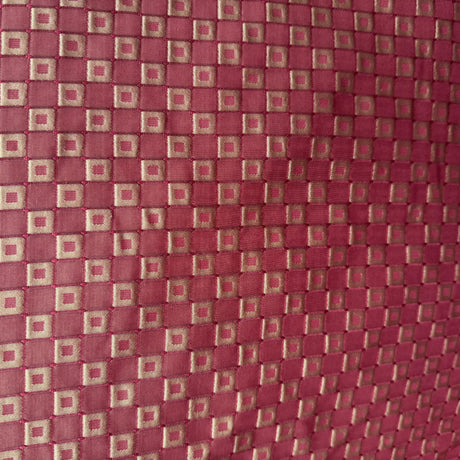 Urban Fabric Silk Fabric - Shiny Small Square Pattern, 55" Width (1 Yard)
