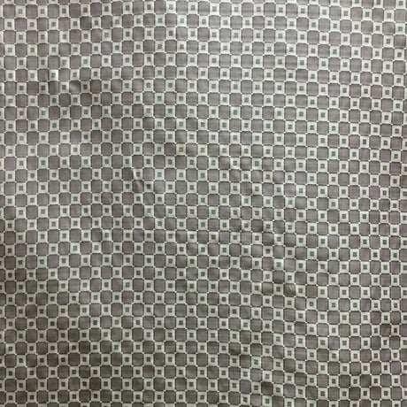 Urban Fabric Silk Fabric - Shiny Small Square Pattern, 55" Width (1 Yard)